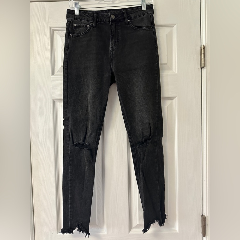 Wild fable black jeans hi-rise skinny size 6